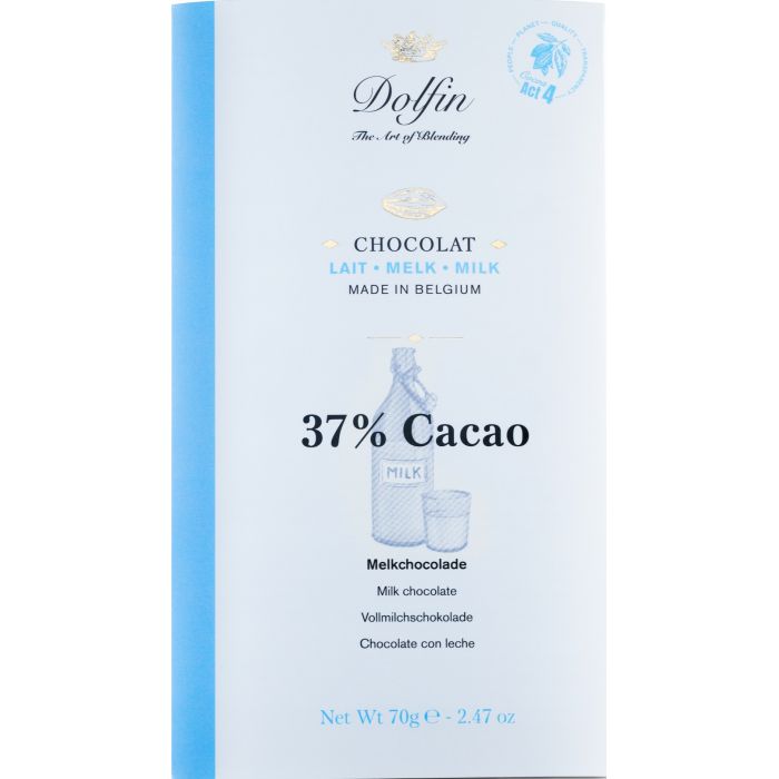 Молочный шоколад 37%, 70 гр.